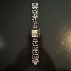 Swatch Evening Only Black and Silver bracelet watch